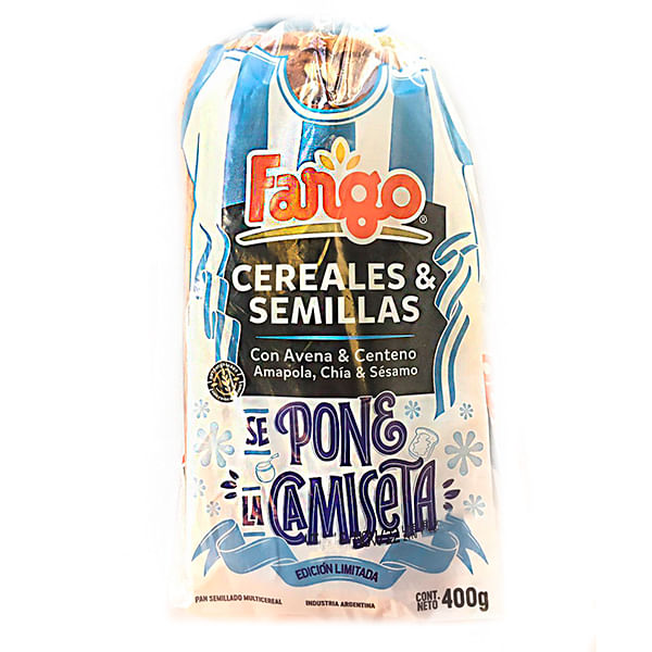FARGO PAN CEREALES Y SEMILLAS 1P 400G