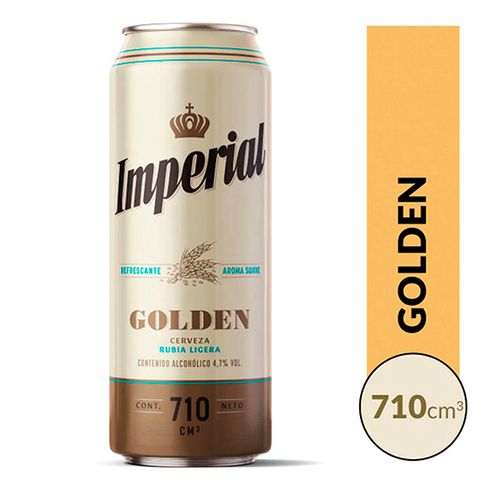 IMPERIAL GOLDEN CERVEZA LATA 710