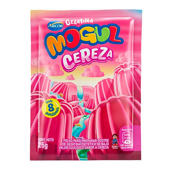 MOGUL-GELATINA-CEREZA-X25G