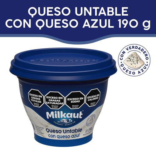 MILKAUT QUESO UNT.AZUL X190GR