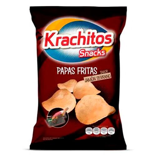 KRACHITOS PAPAS FRITAS JAMON X90G