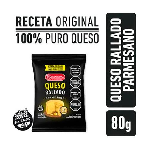 LA SERE Q RALL PARMESANO X80G