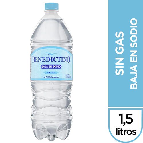 BENEDICTINO AGUA S/GAS X1.5L
