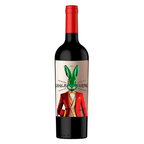 CONEJO VERDE VINO MALBEC X750CC