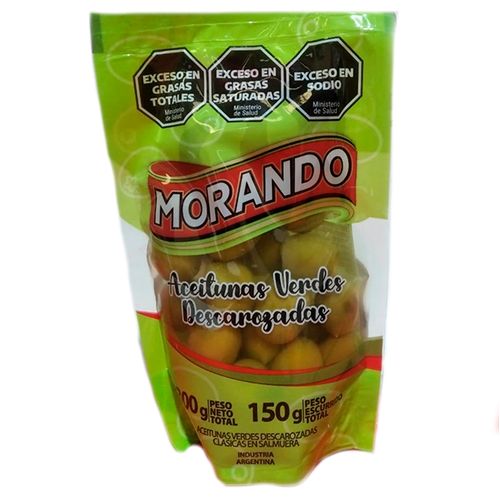 MORANDO ACEITUNAS VERDES D/P X180G