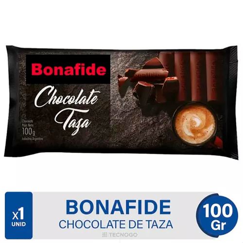 BONAFIDE CHOCOLATE NEGRO TAZA X100GR