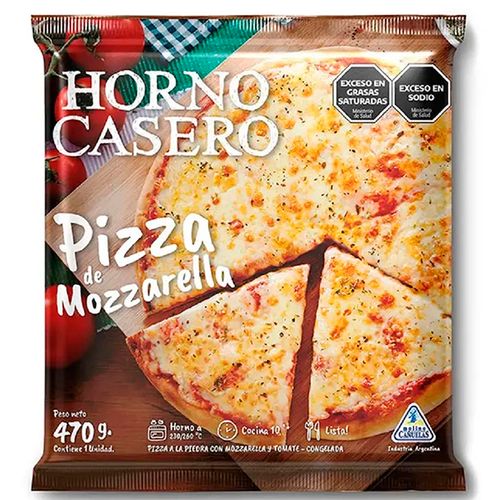 HORNO CAS PIZZA MOZZARELLA X470G