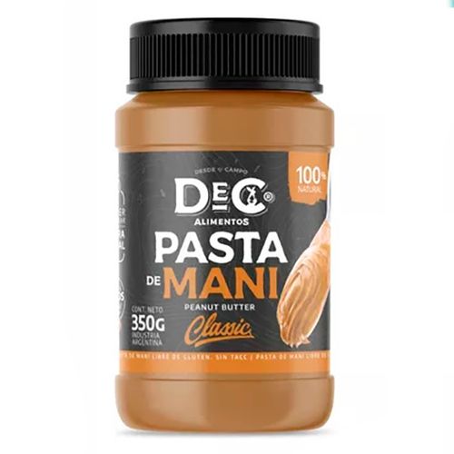 DEC PASTA DE MANI CLASIC X350G