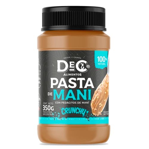 DEC PASTA DE MANI CRUNCHY X350G