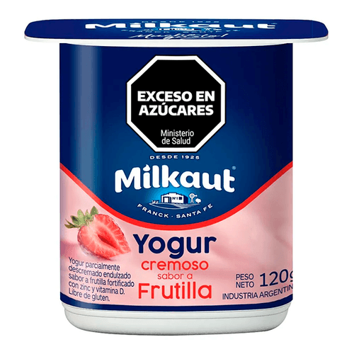 MILKAUT YOGUR CREM. FRUT X120G