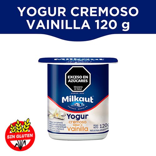 MILKAUT YOGUR CREM. VAI X120G