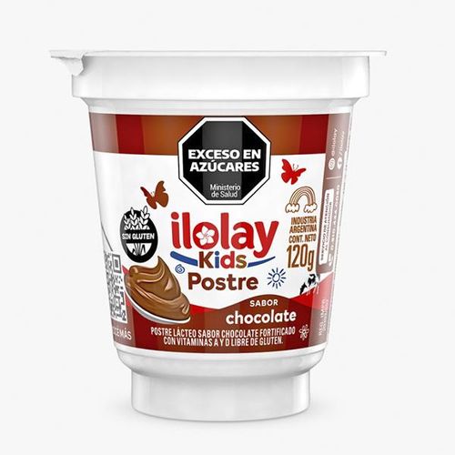 ILOLAY POSTRE CHOCOLATE X120G
