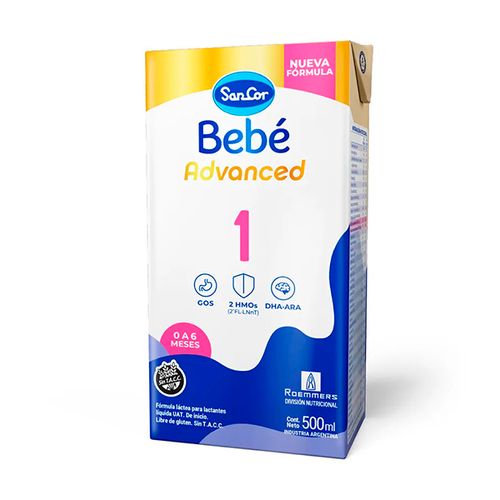 SANCOR BEBE 1 ADVANCED LECHE X500ML