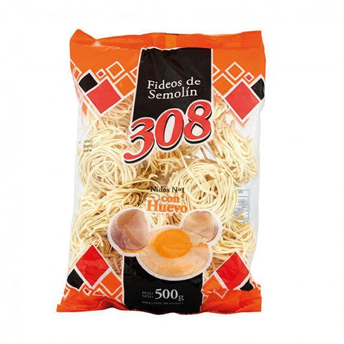 308 FIDEO NIDO N*1 HUEVO X500G