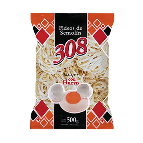308 FIDEO NIDO N*2 HUEVO X500G