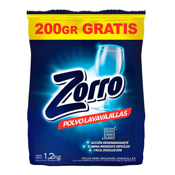 ZORRO-DISH-AUT-POLVO-X12KG